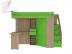 Детские: Кровать-чердак Мийа (зеленый) в Диван Плюс