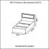 Мебель для спальни Вега: Кровать (Без матраца 0,9*2,0) ВМ-14 Вега в Диван Плюс
