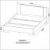Мебель для спальни Лагуна-2: Кровать двойная (Без матраца 1,6*2,0) Лагуна-2 в Диван Плюс