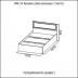 Мебель для спальни Вега: Кровать (Без матраца 1,2*2,0) ВМ-14 Вега в Диван Плюс